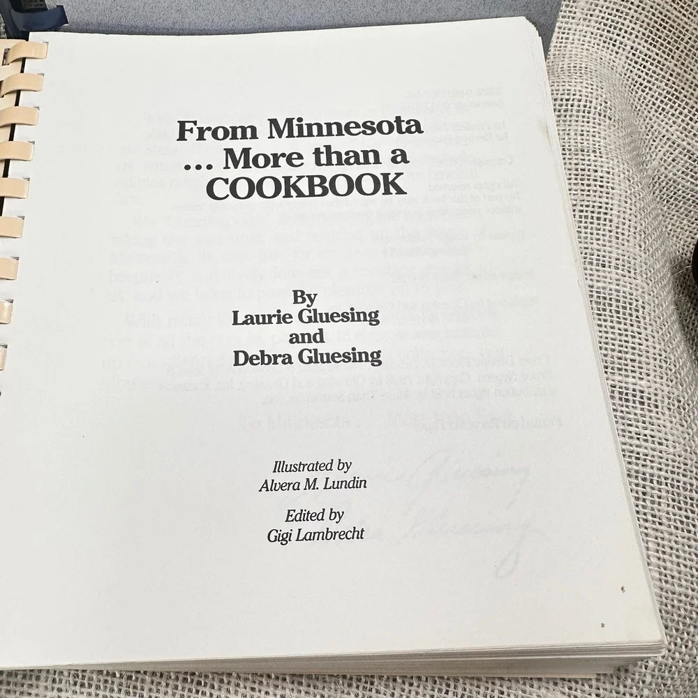 Vintage Minnesota Cookbook Lot of 4 Winning Recipes St Marks Sampler 1980s 1990s